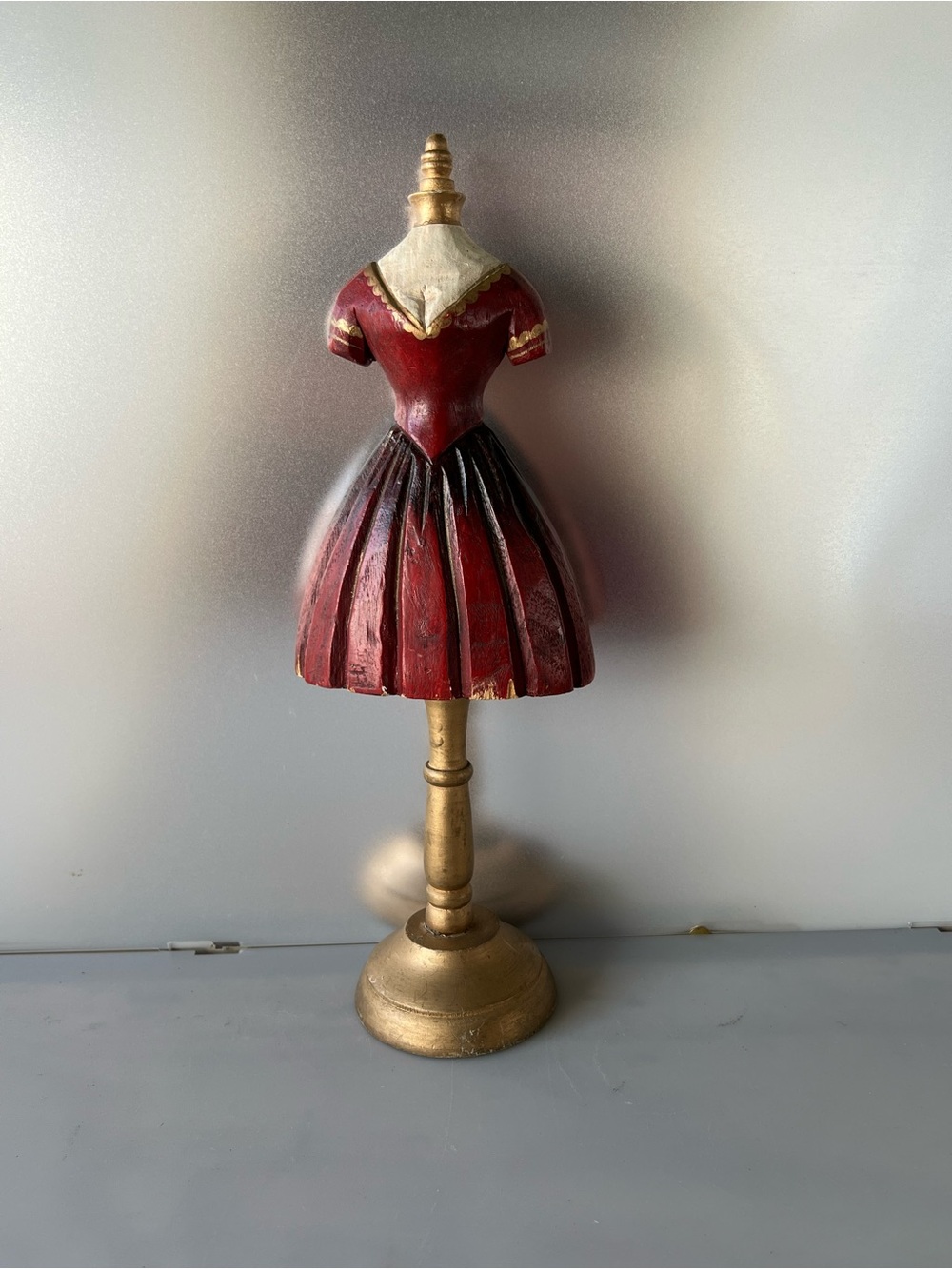 Decorative Red Dress Jewelry Display